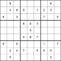 A package of free, printable Sudoku puzzles in PDF file format.